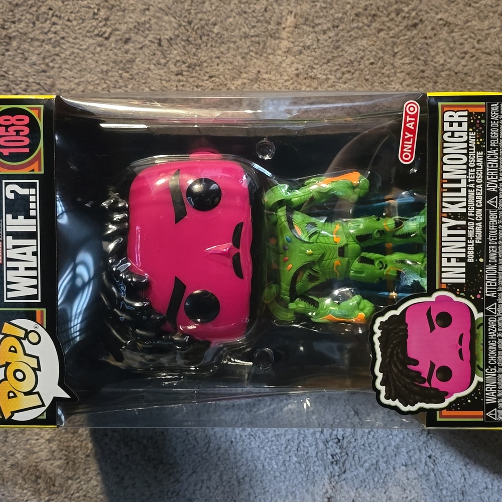 Funko Infinity Killmonger Figure - Pink and Green